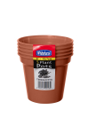 Whitefurze 5pc 5"/125mm Plant Pots